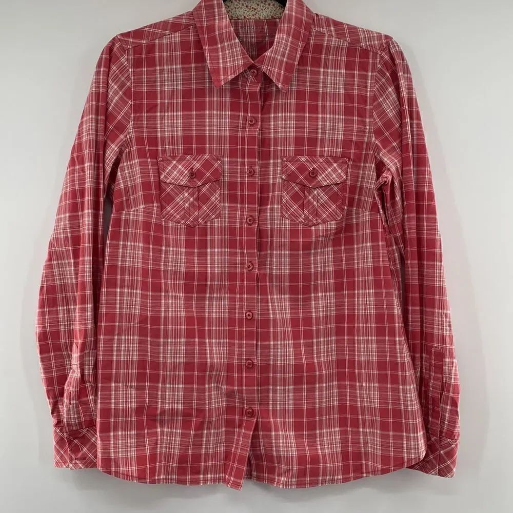 3For$20 Sonoma Red&White Plaid Button Down size small
